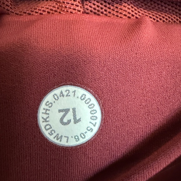 Women's Lululemon Athletica Base Pace High Rise Leggings Red Pants Active - Picture 2 of 4